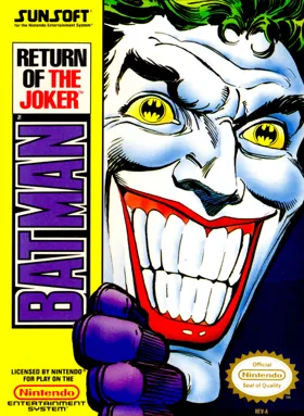 Batman - Return of the Joker (USA) (Beta) box cover front